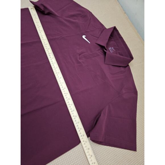 Nike Coaches Dri-FIT Polo Shirt Mens 2XL Short Sleeve Red CW3434 - Picture 8 of 9